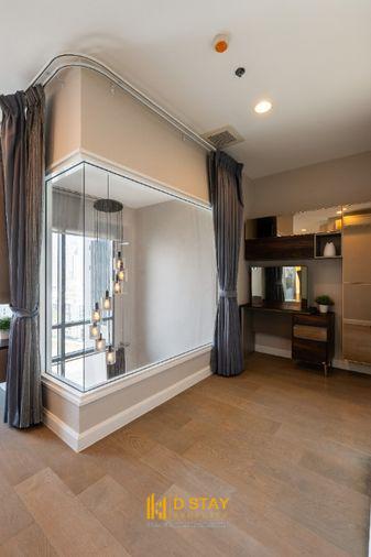 picture Best Price 💗 The Crest Sukhumvit 34 beautiful duplex unit, fully furnished, ready to move in, high floor with city view | Code DS3798 | Line @Dstay - 13/28