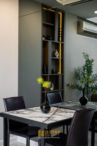 picture Best Price 💗 The Crest Sukhumvit 34 beautiful duplex unit, fully furnished, ready to move in, high floor with city view | Code DS3798 | Line @Dstay - 21/28