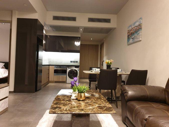 รูป *Best Price 🔥ให้เช่า The Lofts Asoke ห้องสวย ลัคชูรี่ ตกแต่งเฟอร์ครบ ชั้นสูง วิวเมือง 💗DS3805 | Line @Dstay - รูปที่ 4/13