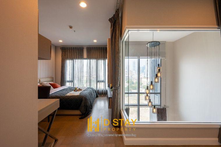 picture Best Price 💗 The Crest Sukhumvit 34 beautiful duplex unit, fully furnished, ready to move in, high floor with city view | Code DS3798 | Line @Dstay - 12/28