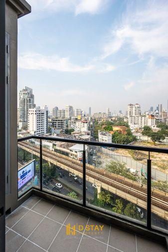picture Best Price 💗 The Crest Sukhumvit 34 beautiful duplex unit, fully furnished, ready to move in, high floor with city view | Code DS3798 | Line @Dstay - 24/28
