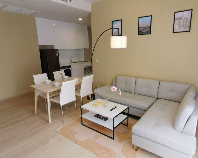 picture Noble BE19 | Spacious 2BR South-Facing Condo in the Heart of Asoke 35,000 THB / Month - 1/11