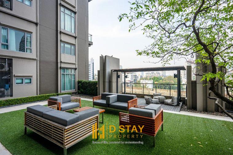 picture Best Price 💗 The Crest Sukhumvit 34 beautiful duplex unit, fully furnished, ready to move in, high floor with city view | Code DS3798 | Line @Dstay - 28/28