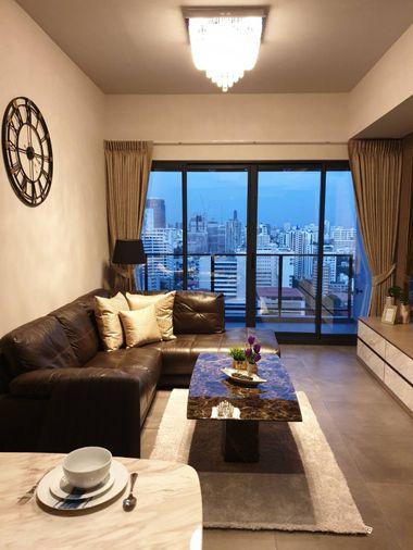รูป *Best Price 🔥ให้เช่า The Lofts Asoke ห้องสวย ลัคชูรี่ ตกแต่งเฟอร์ครบ ชั้นสูง วิวเมือง 💗DS3805 | Line @Dstay - รูปที่ 1/13