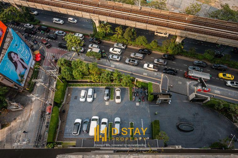 picture Best Price 💗 The Crest Sukhumvit 34 beautiful duplex unit, fully furnished, ready to move in, high floor with city view | Code DS3798 | Line @Dstay - 25/28