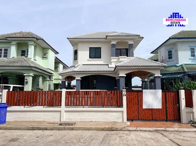 รูป 🔥ขาย บ้านเดี่ยว Seranee Baan Kluay-Sainoi หมู่บ้านเศรณี บ้านกล้วย-ไทรน้อย ตกแต่งใหม่ สภาพดี ต้นโครงการ พื้นที่รอบบ้านเยอะ ✅ - รูปที่ 1/12