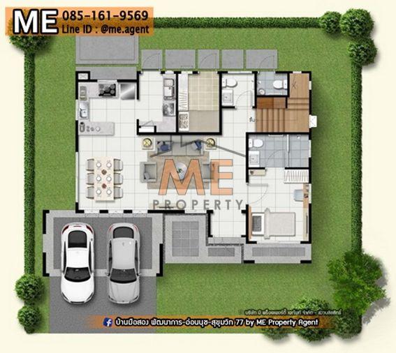 รูป ให้เช่า บ้านเดี่ยวหลังใหญ่ เดอะ แพลนท์ เอลิท พัฒนาการ 38 4 นอน 5 น้ำ+ห้องแม่บ้าน เฟอร์ครบ ใกล้ เอกมัย - ทองหล่อ - สุขุมวิท (RBL12-52) - รูปที่ 20/20
