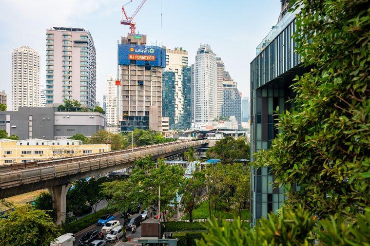 picture Best Price 💗 The Crest Sukhumvit 34 beautiful duplex unit, fully furnished, ready to move in, high floor with city view | Code DS3798 | Line @Dstay - 26/28