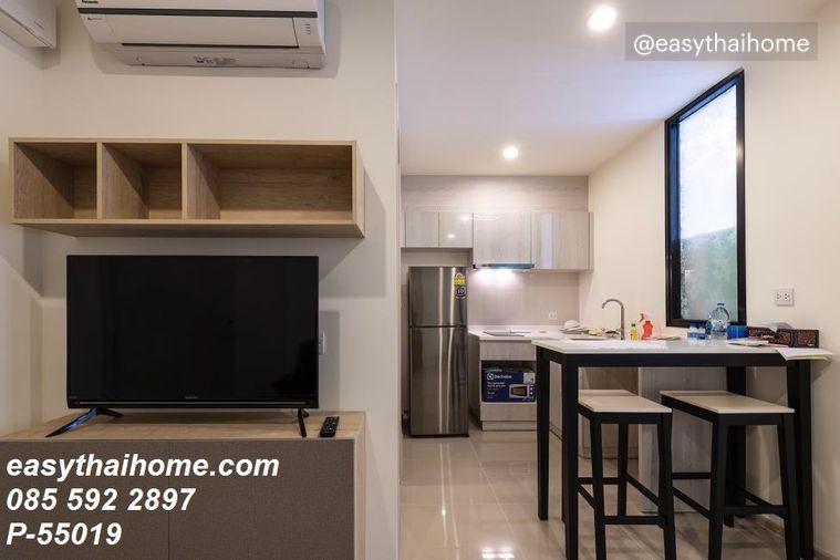 รูป P-55019 📢 ให้เช่าคอนโด ย่านอโศก เพชรบุรี ใกล้ MRT #ไลฟ์ อโศก 1 นอน 1 น้ำ วิวเมือง Line: @easythaihome 085-592-2897 - รูปที่ 4/10