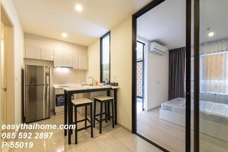รูป P-55019 📢 ให้เช่าคอนโด ย่านอโศก เพชรบุรี ใกล้ MRT #ไลฟ์ อโศก 1 นอน 1 น้ำ วิวเมือง Line: @easythaihome 085-592-2897 - รูปที่ 3/10