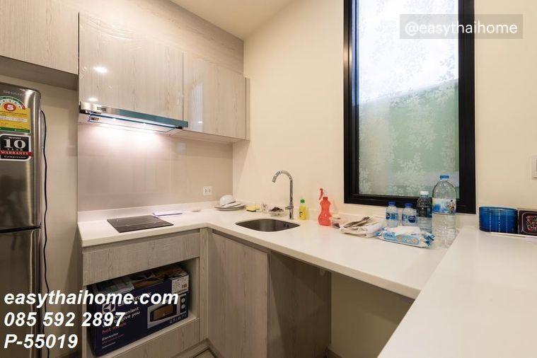 รูป P-55019 📢 ให้เช่าคอนโด ย่านอโศก เพชรบุรี ใกล้ MRT #ไลฟ์ อโศก 1 นอน 1 น้ำ วิวเมือง Line: @easythaihome 085-592-2897 - รูปที่ 2/10