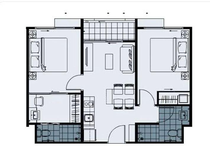 picture 🏢 Condo for Rent: A Space Hideaway Asoke - Ratchada  Property Code | LNP-C14109  - 10/10