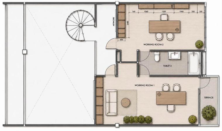 รูป ให้เช่า Private Garden View Duplex Office ทรอปิคานา คอร์ท ใจกลางอารี พร้อมอยู่ (HO6914) - รูปที่ 16/16