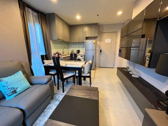 picture Rhythm Sukhumvit 36-38 for rent, spacious room, open space, good view, beautifully decorated, 1 bedroom, 1 bathroom, ready to move in. - 2/7