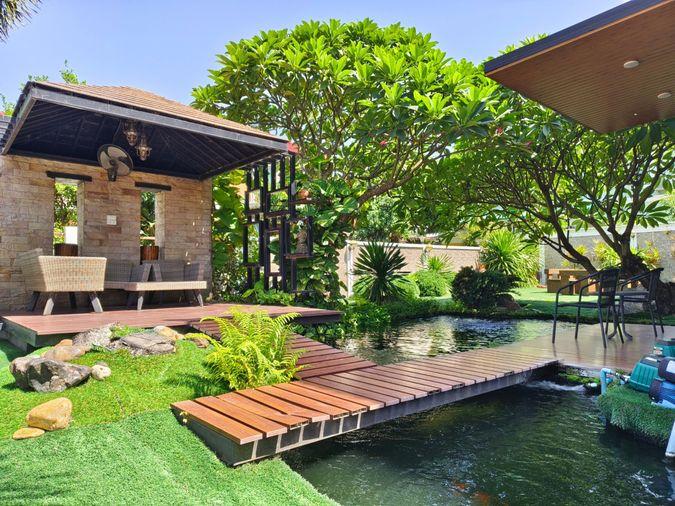 รูป ขาย บ้านเดี่ยว ร่มรื่น บรรยากาศเหมือนรีสอร์ท ติดถนนหลักของหมุ่บ้าน Natural Ville ร่มเกล้า 3 ห้องนอน 4 ห้องน้ำ 175 ตร.ว.  - รูปที่ 4/32