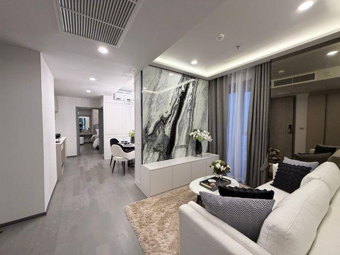 รูป  Coco Parc 2BR Combine Unit ใจกลางพระราม 4 ใกล้ MRT พร้อมบริการระดับโรงแรม - รูปที่ 4/6