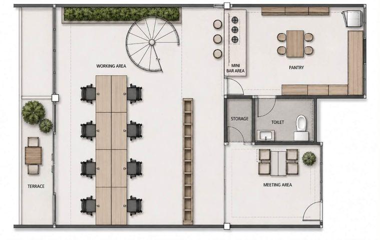 รูป ให้เช่า Private Garden View Duplex Office ทรอปิคานา คอร์ท ใจกลางอารี พร้อมอยู่ (HO6914) - รูปที่ 15/16