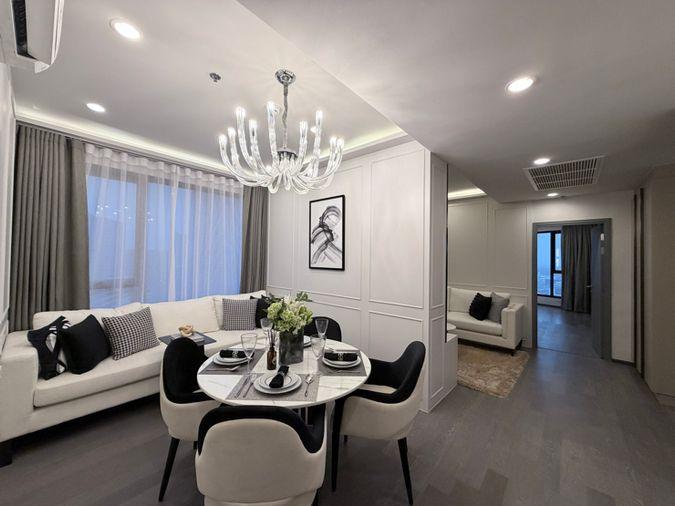 รูป  Coco Parc 2BR Combine Unit ใจกลางพระราม 4 ใกล้ MRT พร้อมบริการระดับโรงแรม - รูปที่ 1/6