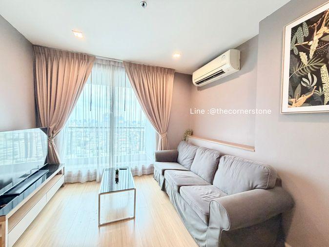 รูป พร้อมให้เช่า ❗️คอนโดติด MRT-ห้วยขวาง 🔹𝐑𝐡𝐲𝐭𝐡𝐦 รัชดา-ห้วยขวาง🔹 1 ห้องนอน ชั้นสูง  [251419] - รูปที่ 8/15