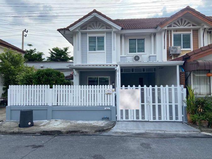 รูป 🔥 ขาย บ้านทาวน์เฮ้าส์ Pruksa Ville 12A Saimai พฤกษาวิลล์ 12A สายไหม ทำเลดีติด Big C สายไหม แปลงมุม รีโนเวทใหม่ สไตล์โมเดิร์น✨ พร้อมเข้าอยู่ - รูปที่ 1/12