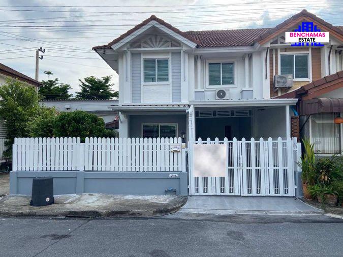 รูป 🔥 ขาย บ้านทาวน์เฮ้าส์ Pruksa Ville 12A Saimai พฤกษาวิลล์ 12A สายไหม ทำเลดีติด Big C สายไหม แปลงมุม รีโนเวทใหม่ สไตล์โมเดิร์น✨ พร้อมเข้าอยู่ - รูปที่ 1/12
