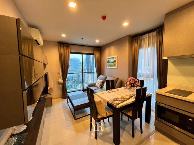 picture Rhythm Sukhumvit 36-38 for rent, spacious room, open space, good view, beautifully decorated, 1 bedroom, 1 bathroom, ready to move in. - 3/7