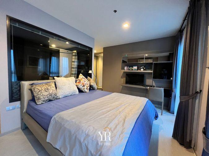 picture Rhythm Sukhumvit 36-38 for rent, spacious room, open space, good view, beautifully decorated, 1 bedroom, 1 bathroom, ready to move in. - 5/7