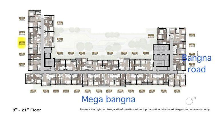 picture  Condo for rent :Nue Mega Plus Bangna ((BTS Bangna ) MK-02 line @livingbkk  - 13/13