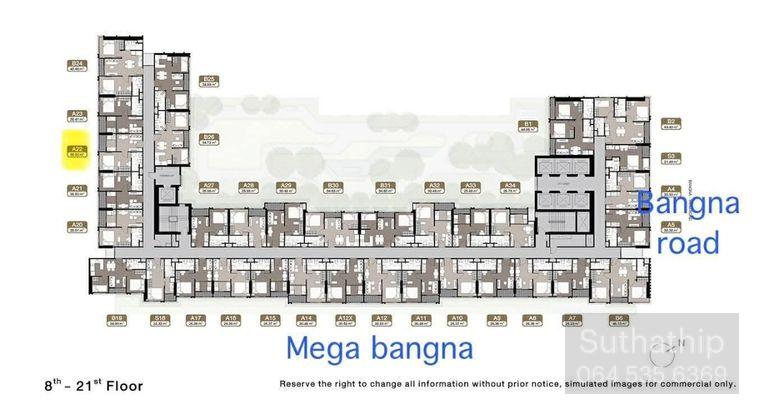 picture Condo for rent :Nue Mega Plus Bangna ((BTS Bangna ) MK-02 line @livingbkk - 13/13