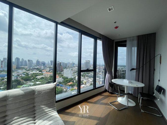 รูป IDEO Q Sukhumvit 36 ปล่อยเช่า ห้องมุม กระจกโค้งมองเห็นวิวได้ 180 องศา เฟอร์นิเจอร์ครบ พร้อมเข้าอยู่!! - รูปที่ 7/31