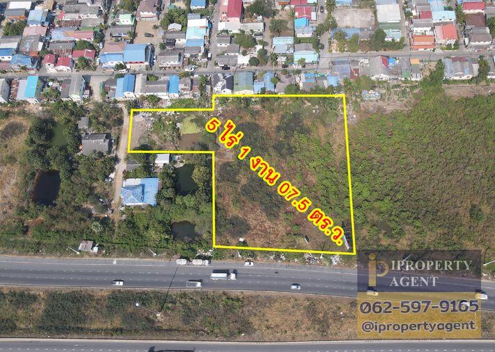รูป ขายที่ดิน ราชพฤกษ์ - ถนน 346 บางหลวง ปทุมธานี - รูปที่ 1/17