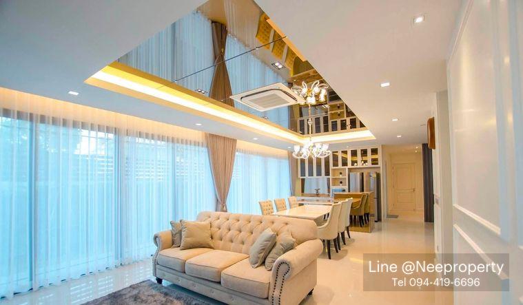 รูป ให้เช่าบ้านเดี่ยวหรู เดอะ พาวิลล่า ( ไพรเวท เรสซิเด้น ) กาญจนาภิเษก-บางบอน 3 | บ้านหน้าสวน พร้อมเข้าอยู่ (H6932) - รูปที่ 3/12