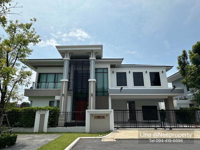 รูป ให้เช่าบ้านเดี่ยวหรู เดอะ พาวิลล่า ( ไพรเวท เรสซิเด้น ) กาญจนาภิเษก-บางบอน 3 | บ้านหน้าสวน พร้อมเข้าอยู่ (H6932) - รูปที่ 1/12