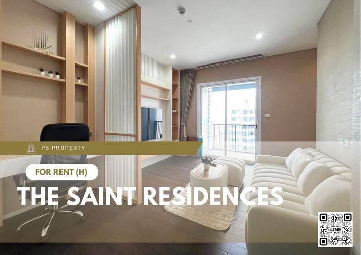 รูป ให้เช่า 📍 The Saint Residences 📍 2 ห้องนอน 2 ห้องน้ำ เฟอร์นิเจอร์ และ เครื่องใช้ไฟฟ้าครบ ใกล้ BTS ห้าแยกลาดพร้าว - รูปที่ 1/11