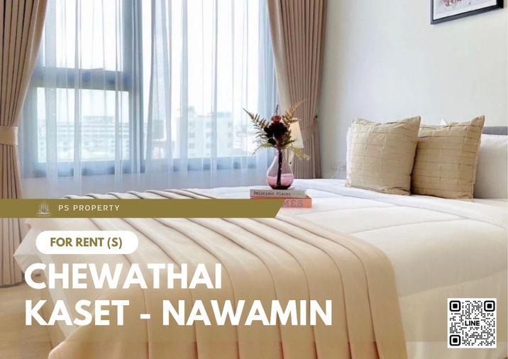 รูป ให้เช่า ✨ Chewathai Kaset - Nawamin ✨ เฟอร์นิเจอร์ และ เครื่องใช้ไฟฟ้าครบ ใกล้ Major รัชโยธิน - รูปที่ 1/13