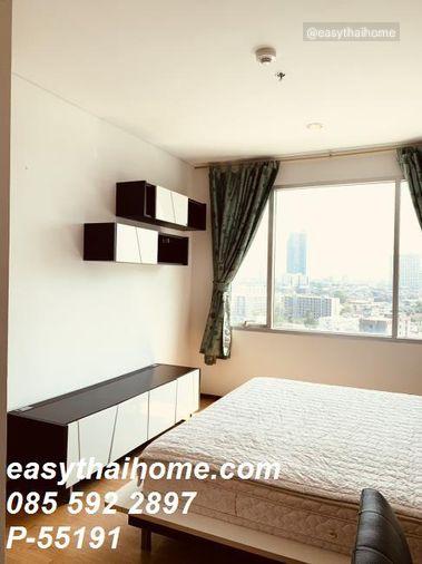 รูป P-55191 ทำเลทอง ใกล้ BTS กรุงธนบุรี Villa Sathorn 1 นอน 55 ตร.ม. ชั้น 12 แต่งครบ พร้อมอยู่ Line ID: @easythaihome 085-592-2897 - รูปที่ 12/12