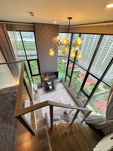 รูป PFD-08828 ให้เช่าคอนโด ไนท์บริดจ์ สเปซ พระราม 9 (KnightsBridge Space Rama 9) ห้องสวรูปแบบ Duplex แต่งครบหรูหราพร้อมอยู่ ใกล้ MRT พระราม 9 🏙️✨ - รูปที่ 1/10