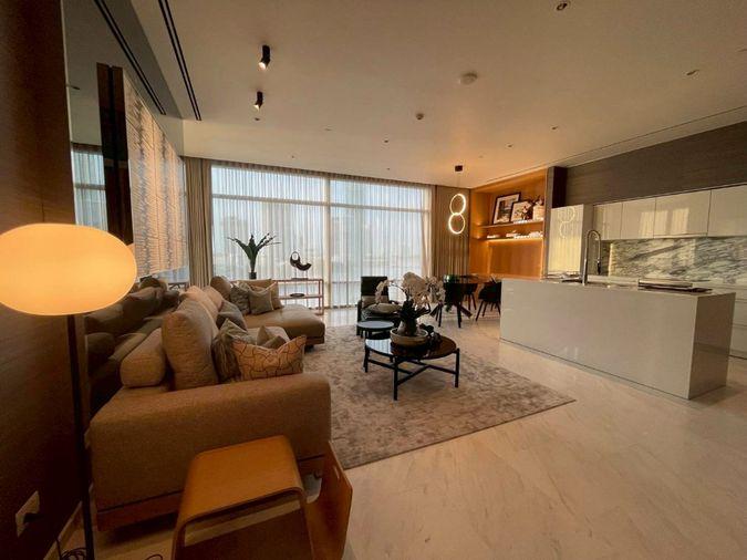 รูป คอนโด 2 ห้องนอน ที่ Four Seasons Private Residences Bangkok ✅ ใกล้ BTS สะพานตากสิน เฟอร์นิเจอ์ครบ ทักไลน์ได้เลยตอบไวมาก  - รูปที่ 7/18