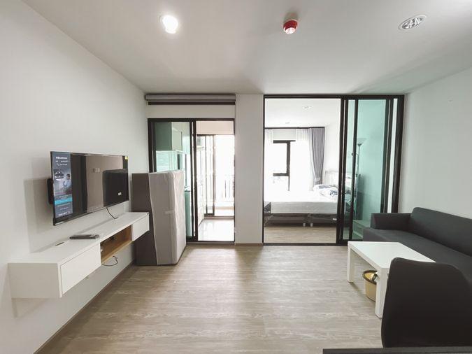 รูป 📣📣ให้เช่า📣📣 เฟอร์ครบ มีเครื่องซักผ้า Condo Rye Sukhumvit 101/1 (ไรย์ สุขุมวิท 101/1) 🔖 โปรคอนโด ห้องสวยตรงปก 065-917-4222 - รูปที่ 1/11