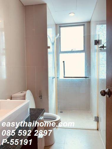 รูป P-55191 ทำเลทอง ใกล้ BTS กรุงธนบุรี Villa Sathorn 1 นอน 55 ตร.ม. ชั้น 12 แต่งครบ พร้อมอยู่ Line ID: @easythaihome 085-592-2897 - รูปที่ 3/12