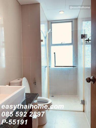 รูป P-55191 ทำเลทอง ใกล้ BTS กรุงธนบุรี Villa Sathorn 1 นอน 55 ตร.ม. ชั้น 12 แต่งครบ พร้อมอยู่ Line ID: @easythaihome 085-592-2897 - รูปที่ 3/12