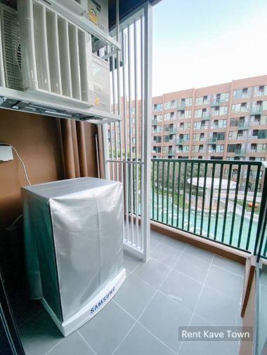 รูป 🏡 ให้เช่า Kave Town Colony 13,000฿💖 ✨ตึก B ชั้น 4 ห้องระเบียงยื่น วิวสระสวย ✅️ พร้อมเข้าอยู่ 1 ส.ค.69 - รูปที่ 22/22