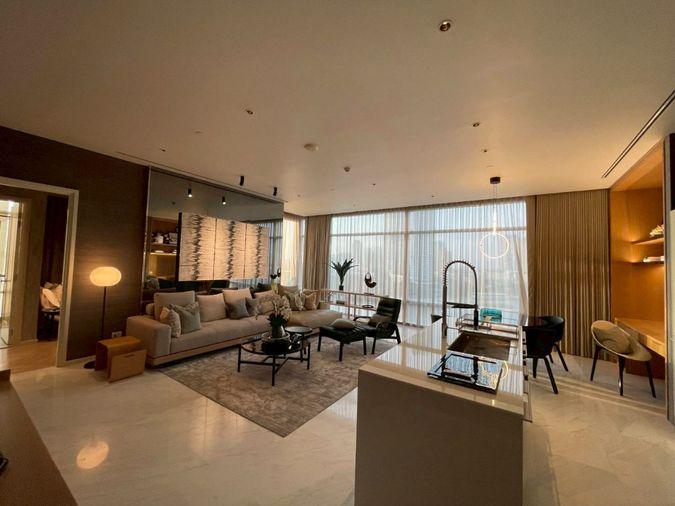 รูป คอนโด 2 ห้องนอน ที่ Four Seasons Private Residences Bangkok ✅ ใกล้ BTS สะพานตากสิน เฟอร์นิเจอ์ครบ ทักไลน์ได้เลยตอบไวมาก  - รูปที่ 13/18