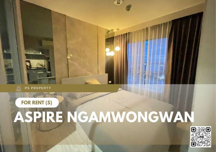 รูป ให้เช่า 📍 Aspire Ngamwongwan 📍 เฟอร์นิเจอร์ และ เครื่องใช้ไฟฟ้าครบ ใกล้เดอะมอลล์งามวงศ์วาน - รูปที่ 1/10