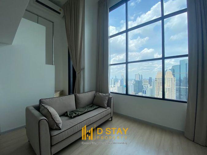 รูป *่ด่วน พร้อมเข้าอยู่ ‼️ให้เข่า Knightsbridge Prime Sathorn ห้อง Duplex ชั้นสูง 40+ วิวเมือง ราคาดีที่สุด 🔥DS3839 | Line @Dstay - รูปที่ 1/9