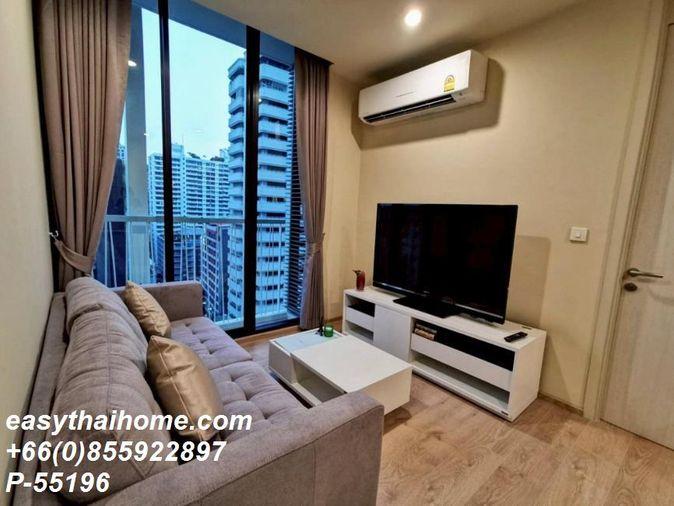 รูป P-55196 | โนเบิล รีโคล สุขุมวิท 19 🔥✨ คอนโดให้เช่า 1 ห้องนอน ชั้นสูง วิวเมือง เฟอร์นิเจอร์ครบ พร้อมเครื่องซักผ้า ใกล้ MRT สุขุมวิท และ BTS อโศก  - รูปที่ 12/15