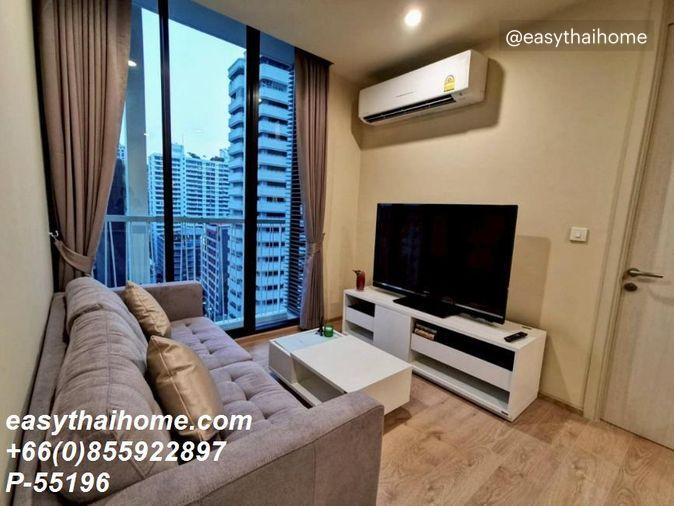 รูป P-55196 | โนเบิล รีโคล สุขุมวิท 19 🔥✨ คอนโดให้เช่า 1 ห้องนอน ชั้นสูง วิวเมือง เฟอร์นิเจอร์ครบ พร้อมเครื่องซักผ้า ใกล้ MRT สุขุมวิท และ BTS อโศก - รูปที่ 12/15