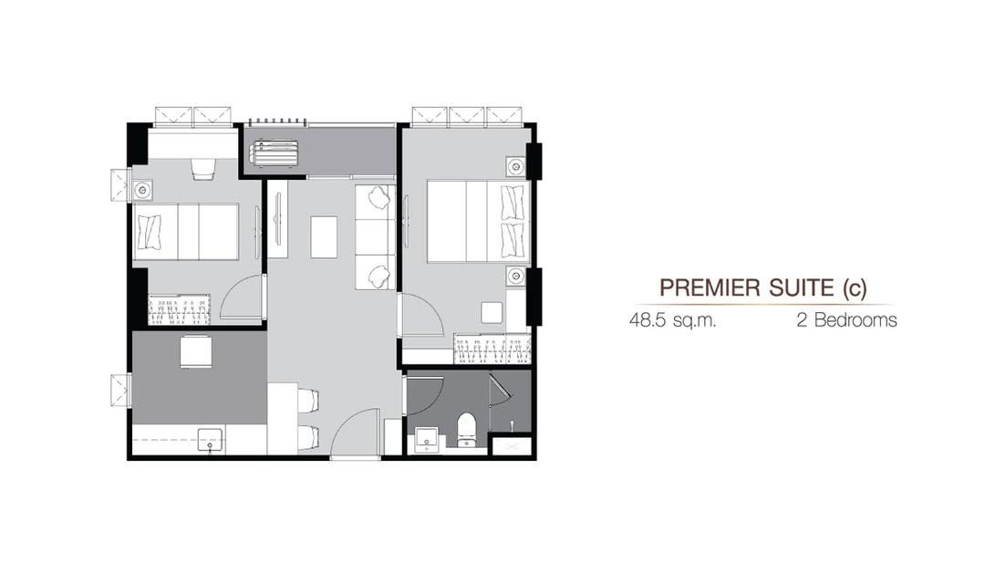 picture 🏢 Condo for Rent: Supalai Prime Rama 9   Property Code | LNP-C14148  - 13/19