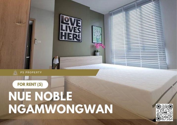 รูป ให้เช่า 🧚♂️Nue Noble Ngamwongwan🧚♂️ตกแต่งพร้อมเข้าอยู่ ชั้นสูง วิวสวยมาก เฟอร์ครบพร้อมเครื่องใช้ไฟฟ้า - รูปที่ 1/8