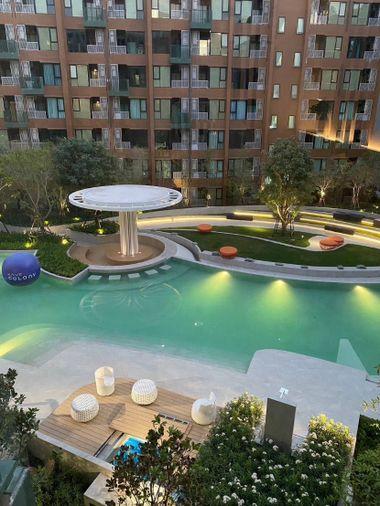 รูป 🏡 ให้เช่า Kave Town Colony 13,000฿💖 ✨ตึก B ชั้น 4 ห้องระเบียงยื่น วิวสระสวย ✅️ พร้อมเข้าอยู่ 1 ส.ค.69 - รูปที่ 3/22